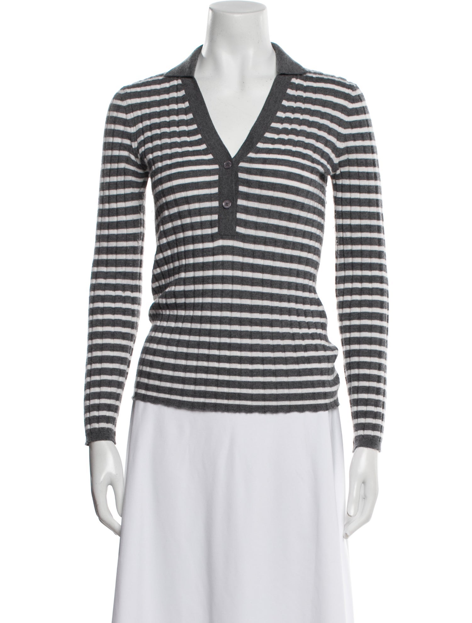 Lisa Yang Cashmere Striped Top