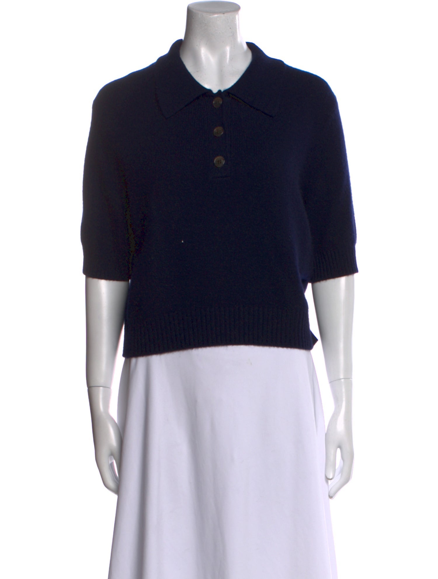 Lisa Yang Cashmere Short Sleeve Polo