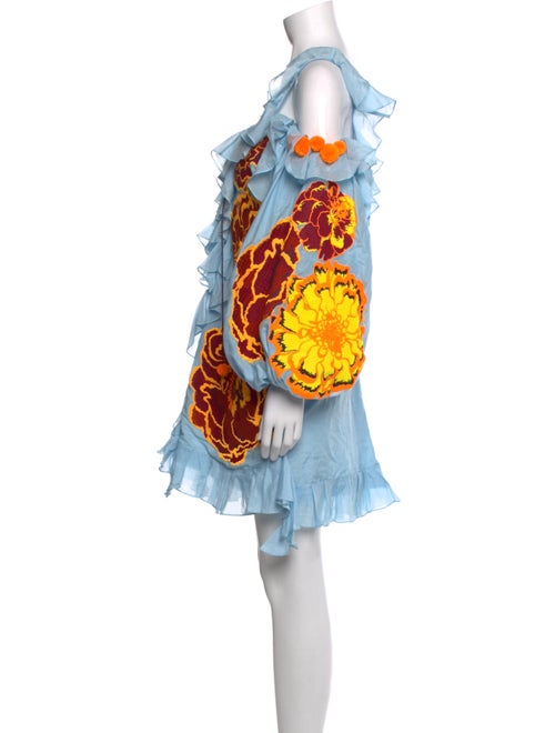 Yuliya Magdych Floral Print Mini Dress