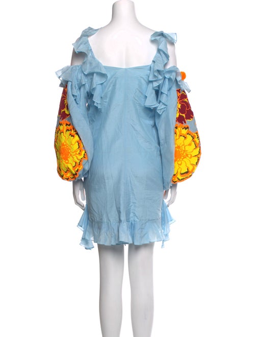 Yuliya Magdych Floral Print Mini Dress