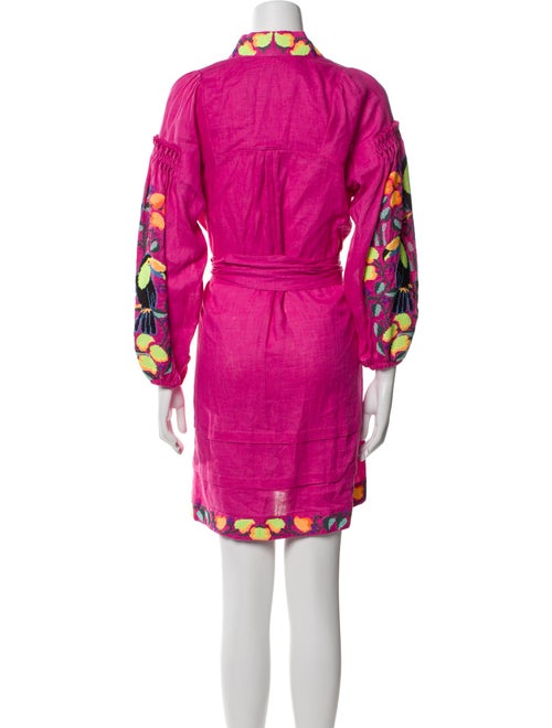 Yuliya Magdych Linen Mini Dress