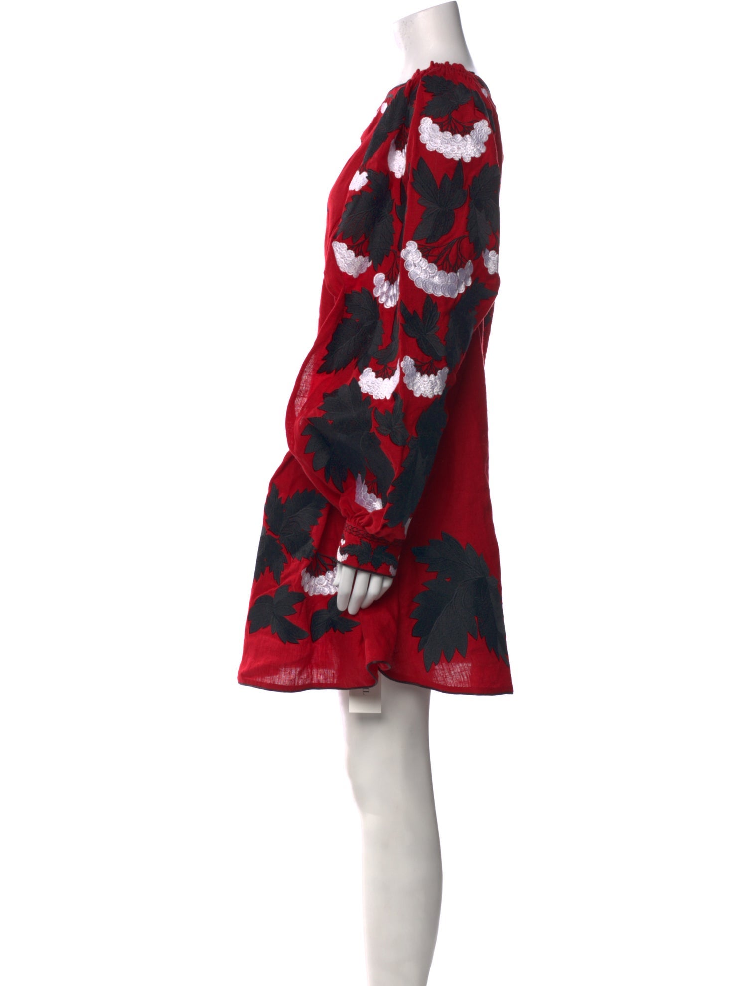 Yuliya Magdych Linen Mini Dress