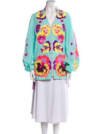 Yuliya Magdych Floral Print Jacket