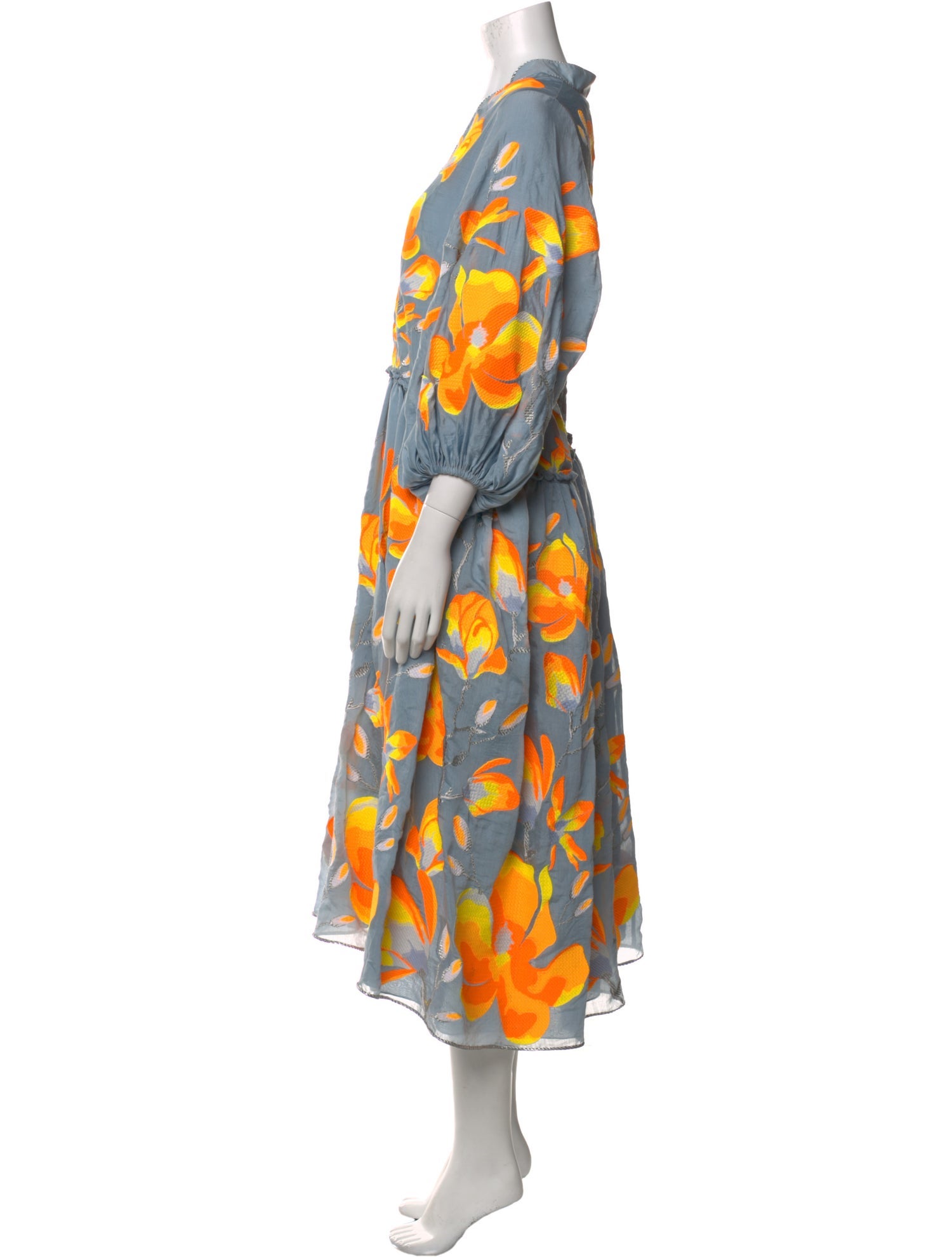 Yuliya Magdych Printed Long Dress