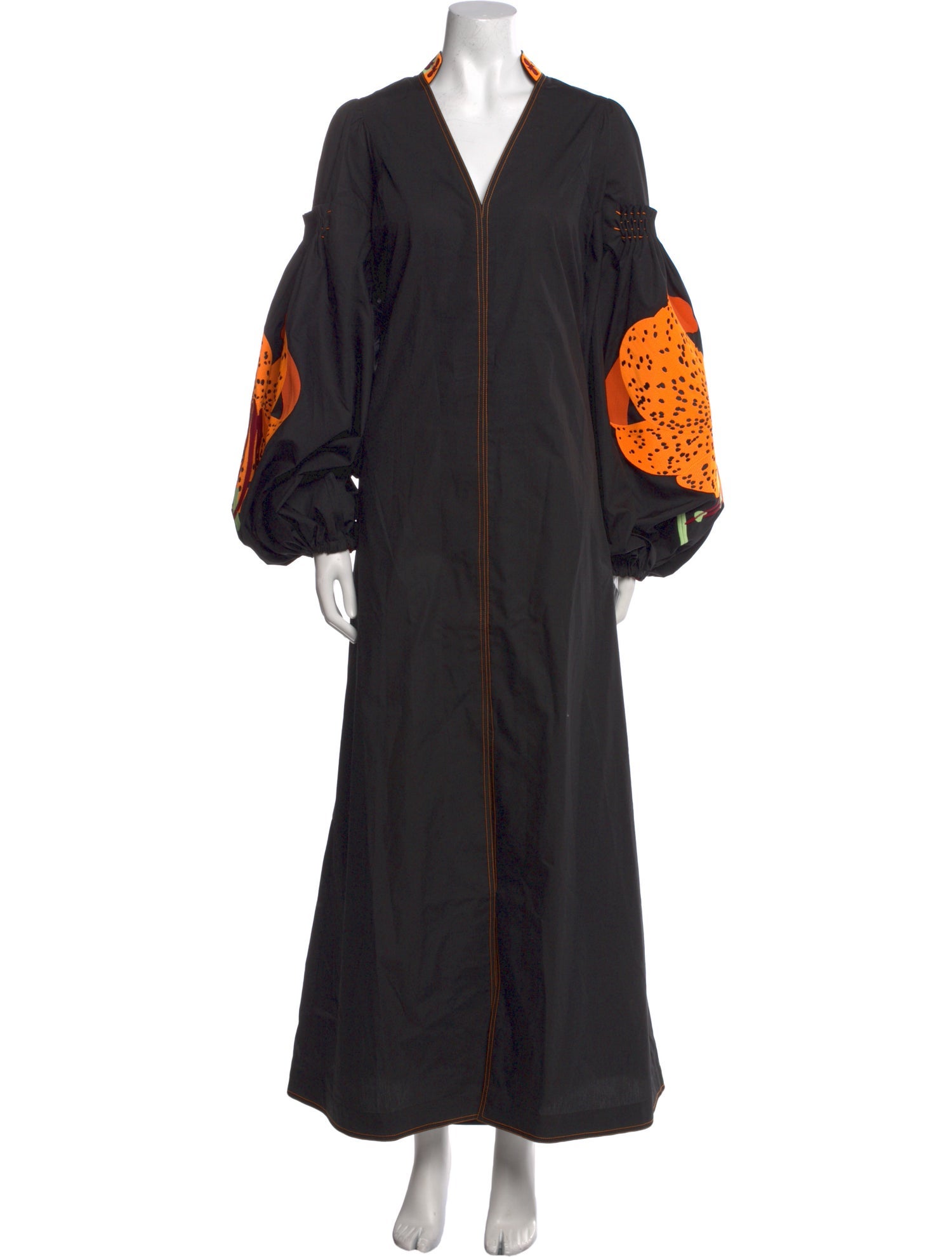 Yuliya Magdych V-Neck Long Dress