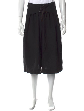 Yang Li Virgin Wool Jogger Shorts