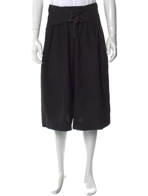 Yang Li Virgin Wool Jogger Shorts