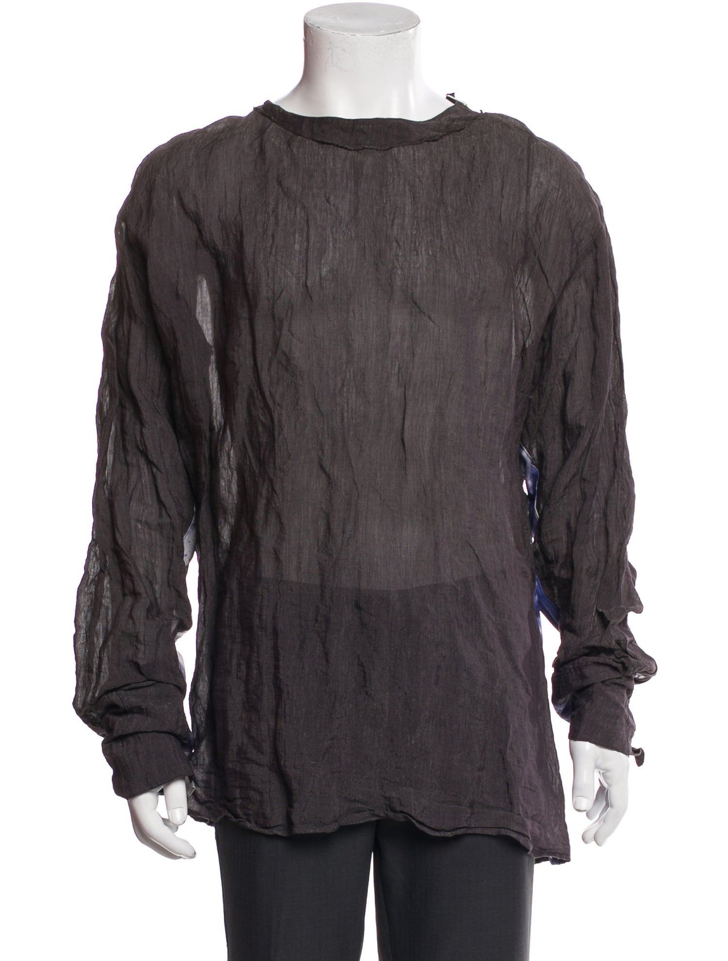 Yang Li Crew Neck Long Sleeve Henley