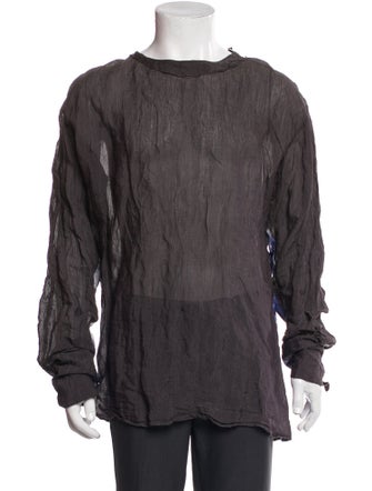 Yang Li Crew Neck Long Sleeve Henley