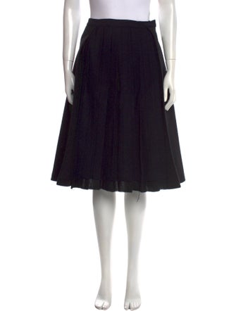 Yang Li Virgin Wool Knee-Length Skirt