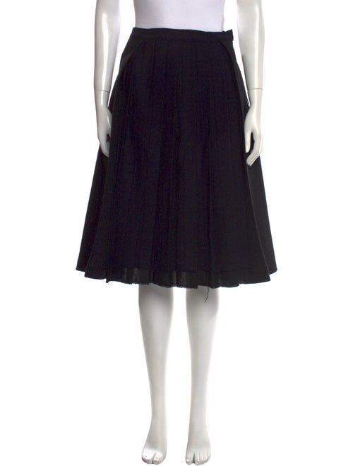 Yang Li Virgin Wool Knee-Length Skirt