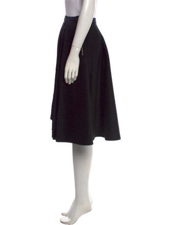 Yang Li Virgin Wool Knee-Length Skirt
