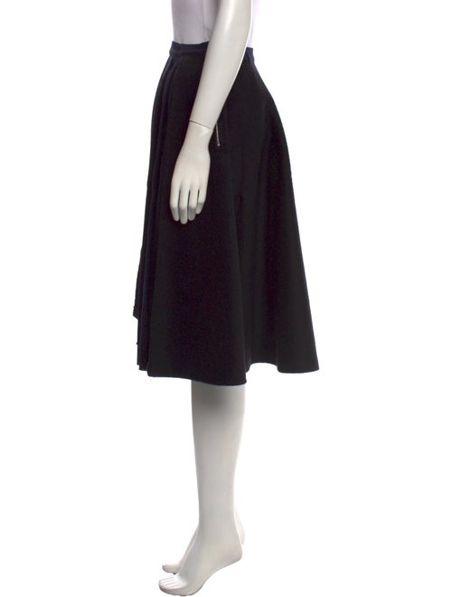 Yang Li Virgin Wool Knee-Length Skirt