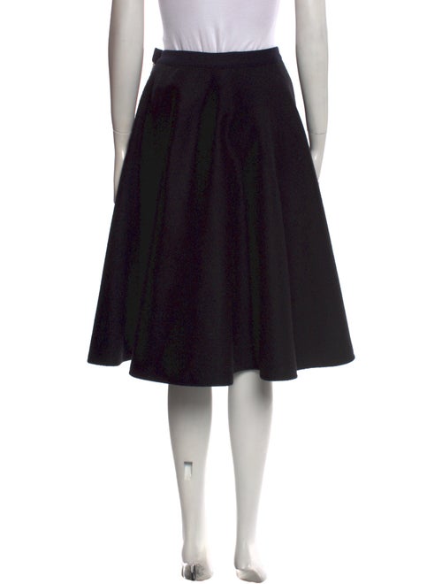 Yang Li Virgin Wool Knee-Length Skirt