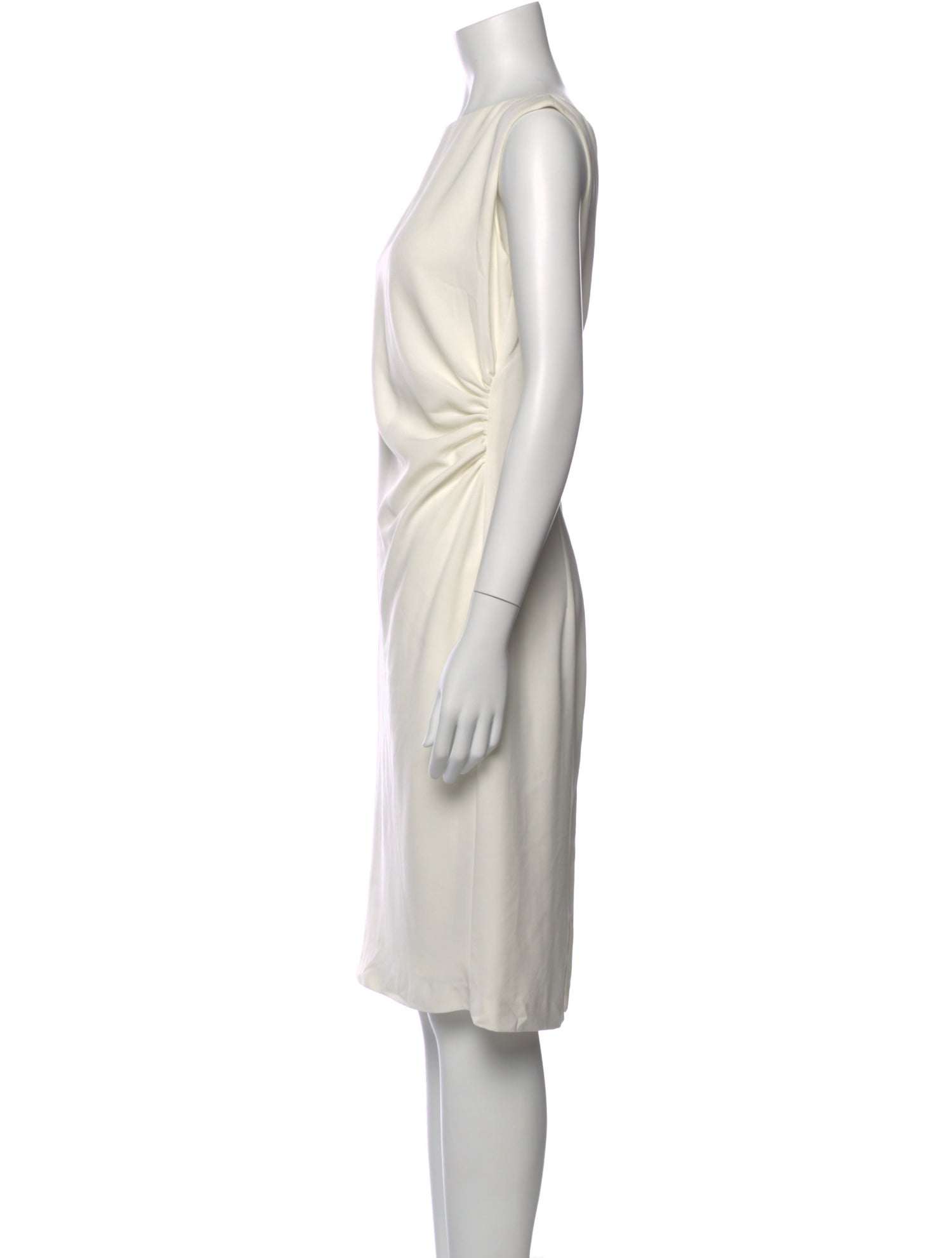 Yang Li Bateau Neckline Knee-Length Dress