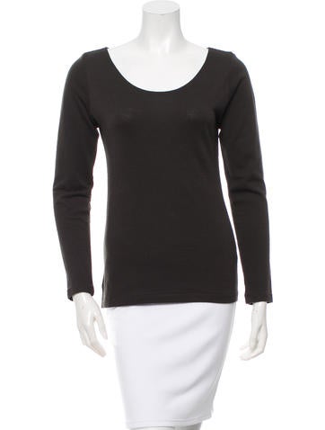 Yohji Yamamoto Wool Long Sleeve Top