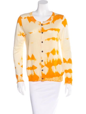 Yohji Yamamoto Lightweight Tie-Dye Cardigan