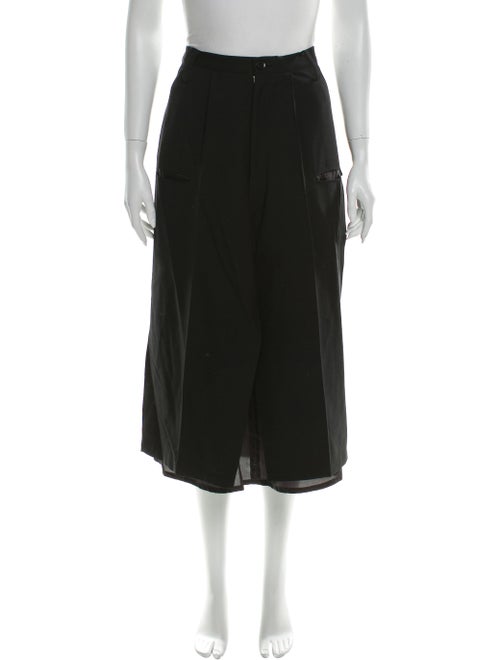 Yohji Yamamoto Wool Midi Length Skirt Wool
