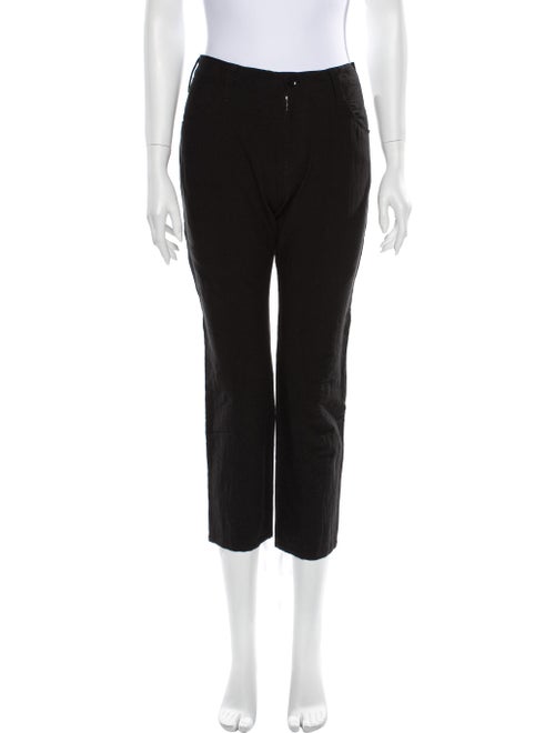 Yohji Yamamoto Straight Leg Pants Black
