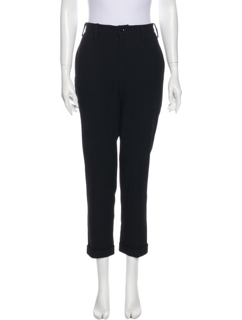 Yohji Yamamoto Wool Straight Leg Pants Wool