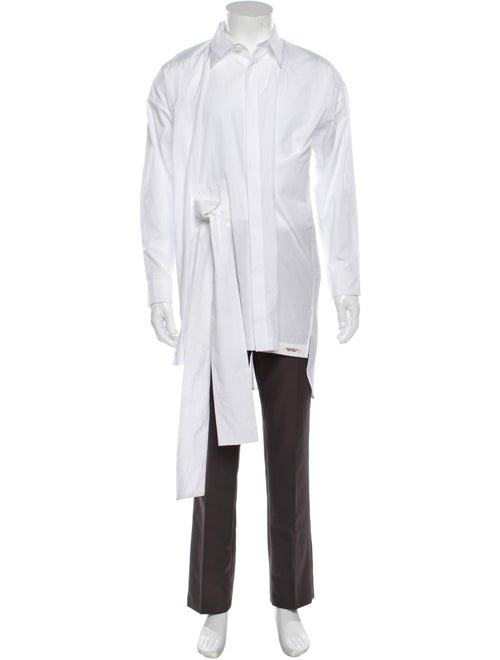 Yohji Yamamoto Long Sleeve Shirt White