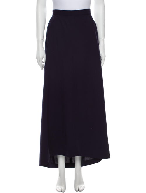 Yohji Yamamoto Wool Long Skirt Wool