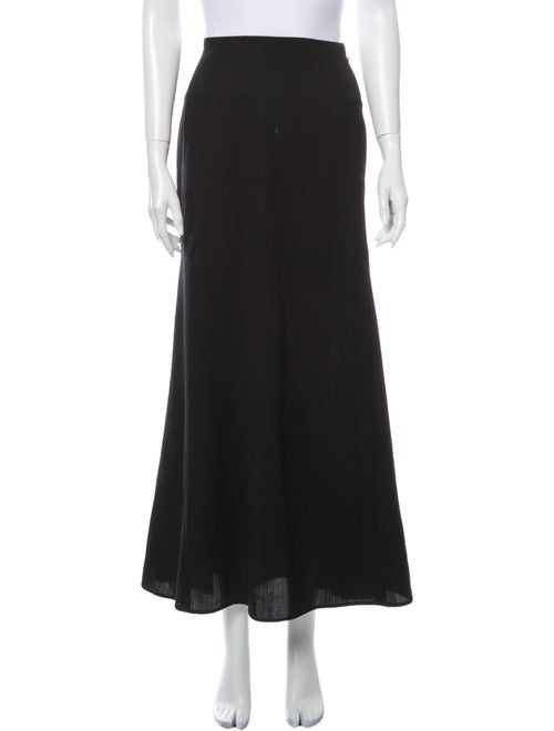 Yohji Yamamoto Wool Long Skirt Wool