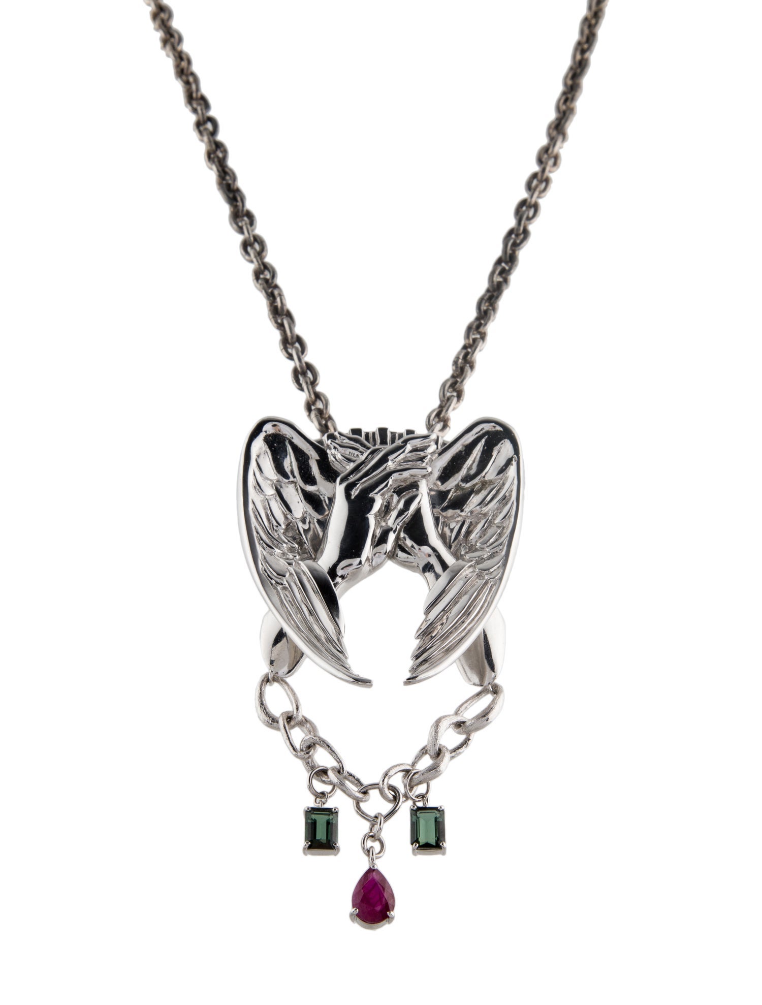 Yohji Yamamoto Angel Wing Pendant Necklace