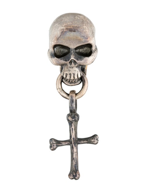 Yohji Yamamoto Skull & Cross Lapel Pin