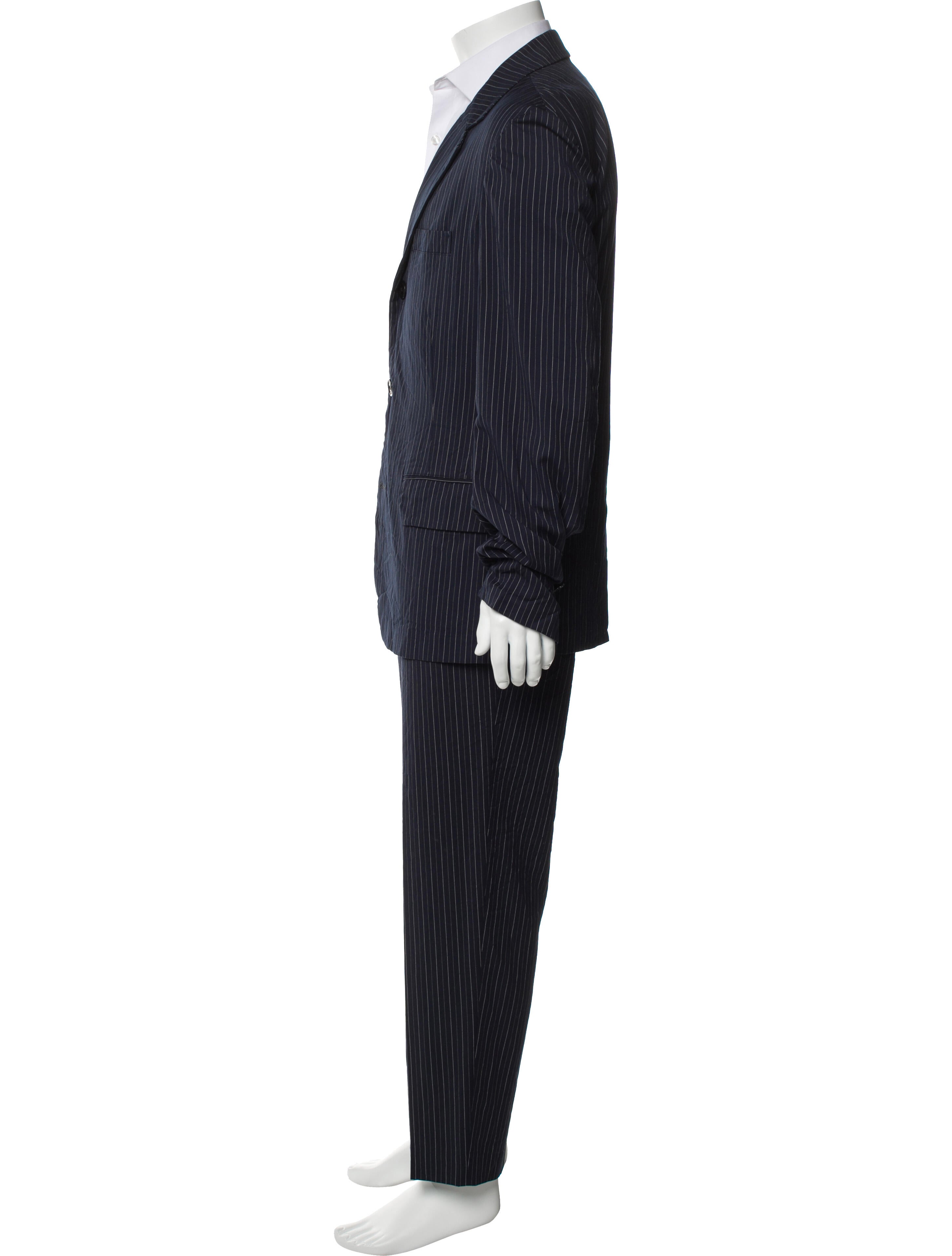 Yohji Yamamoto Pour Homme 2016 Striped Two-Piece Suit