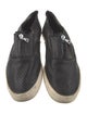 Yohji Yamamoto Leather Lasercut Accents Sneakers