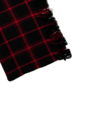 Yohji Yamamoto Wool Patterned Shawl