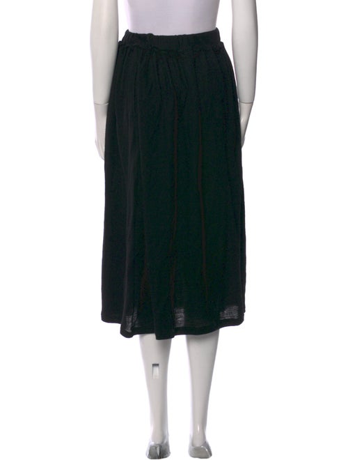 Yohji Yamamoto Wool Midi Length Skirt