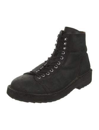 Yohji Yamamoto Pour Homme 2022 Leather Lace-Up Boots