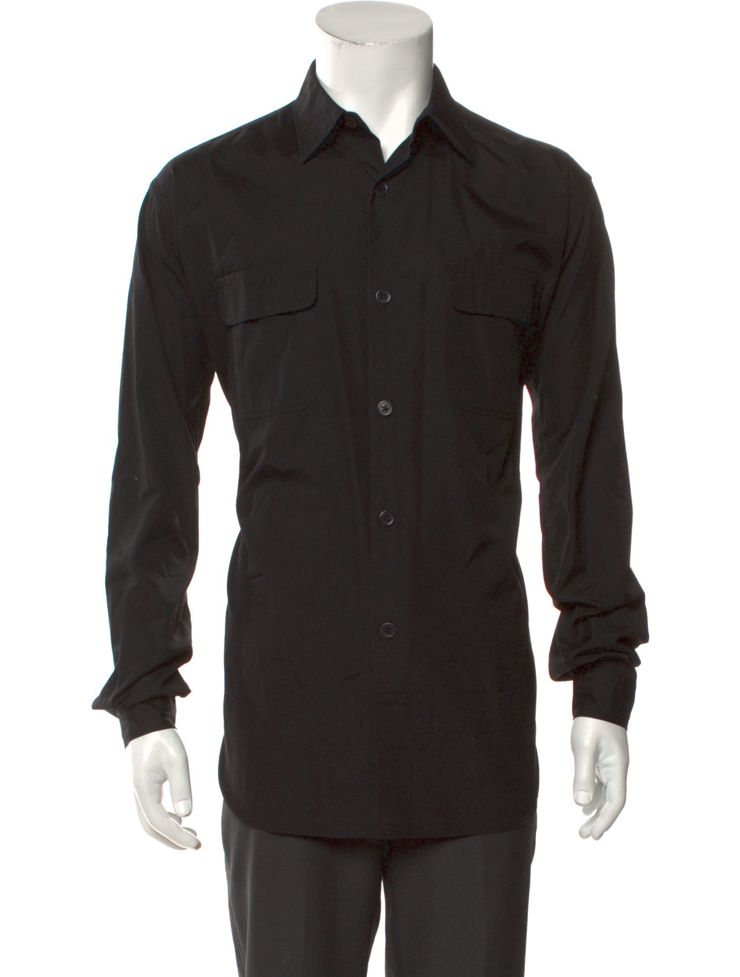 Yohji Yamamoto Costume D'Homme Long Sleeve Shirt