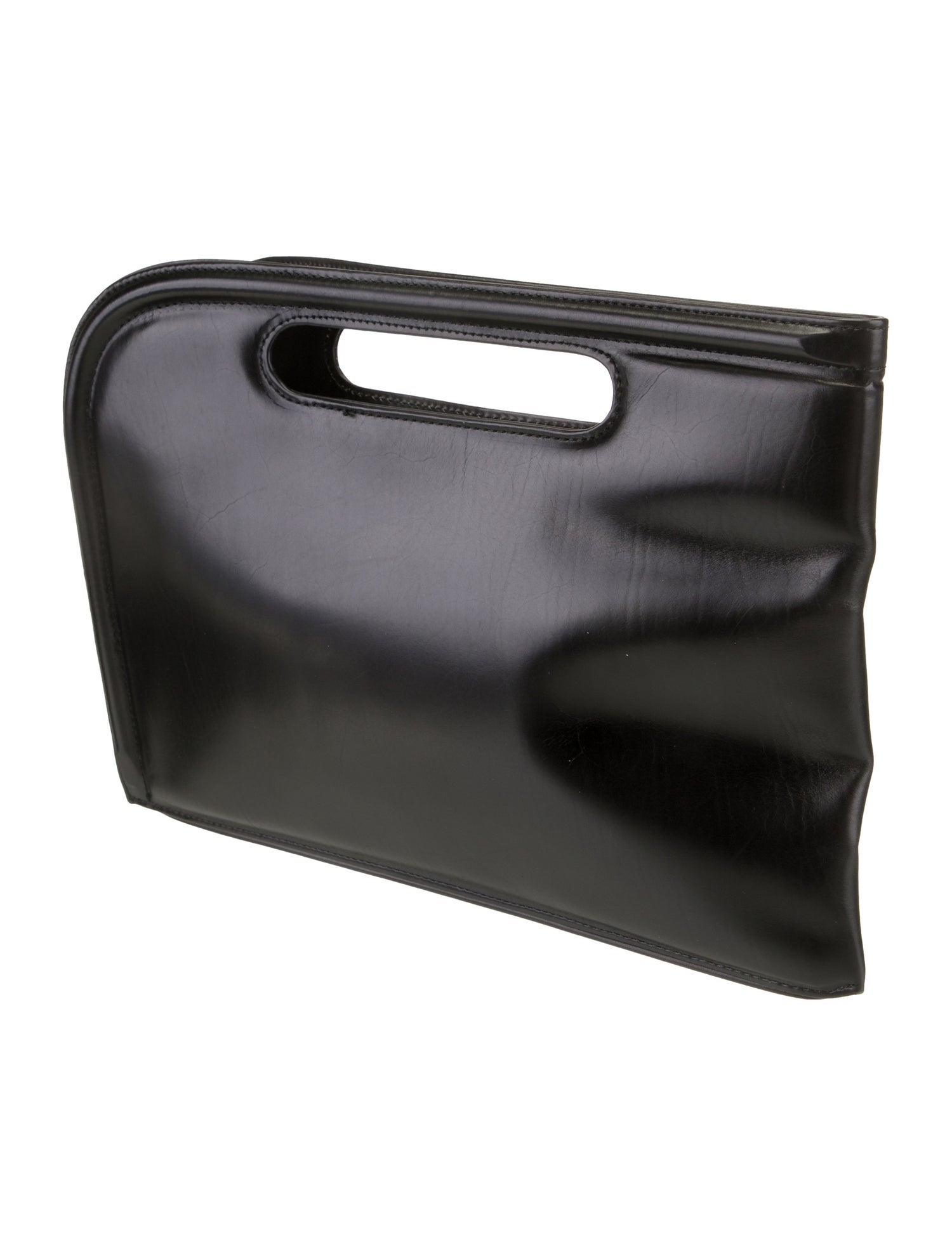 Yohji Yamamoto Leather Top Handle Bag
