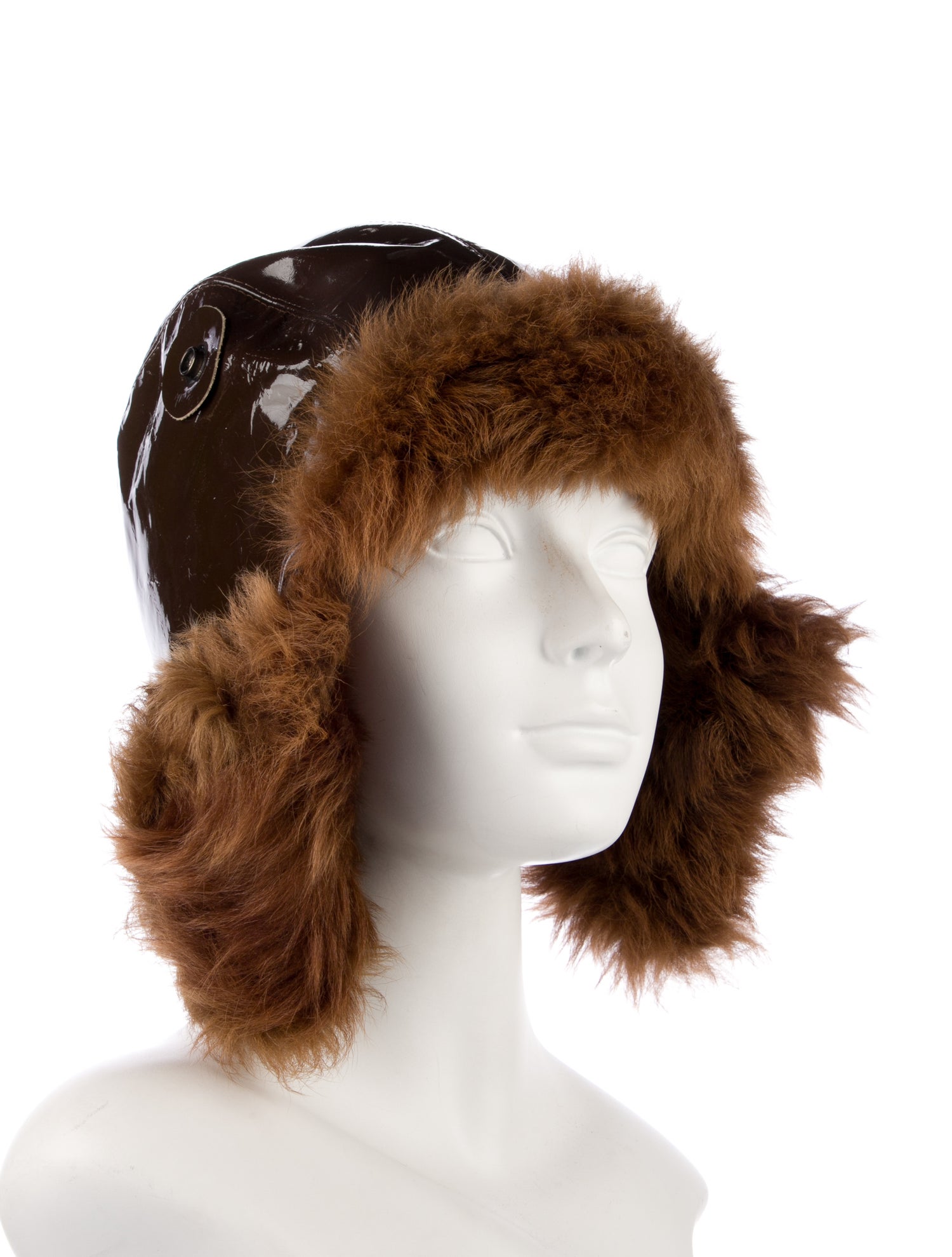 Yohji Yamamoto Pour Homme Vintage 1997 Leather Mouton Sheep Fur Winter Hat