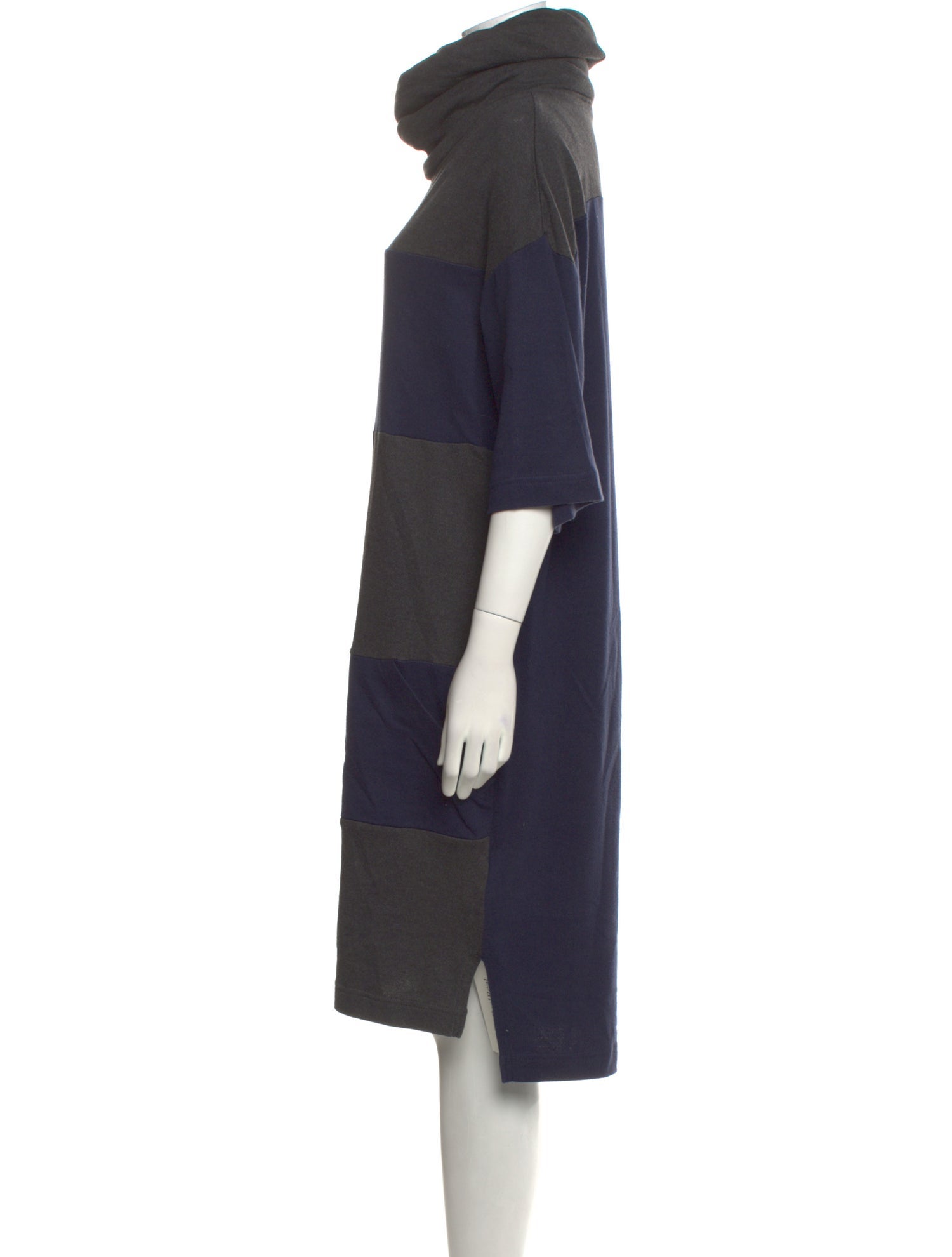 Y-3 Striped Midi Length Dress