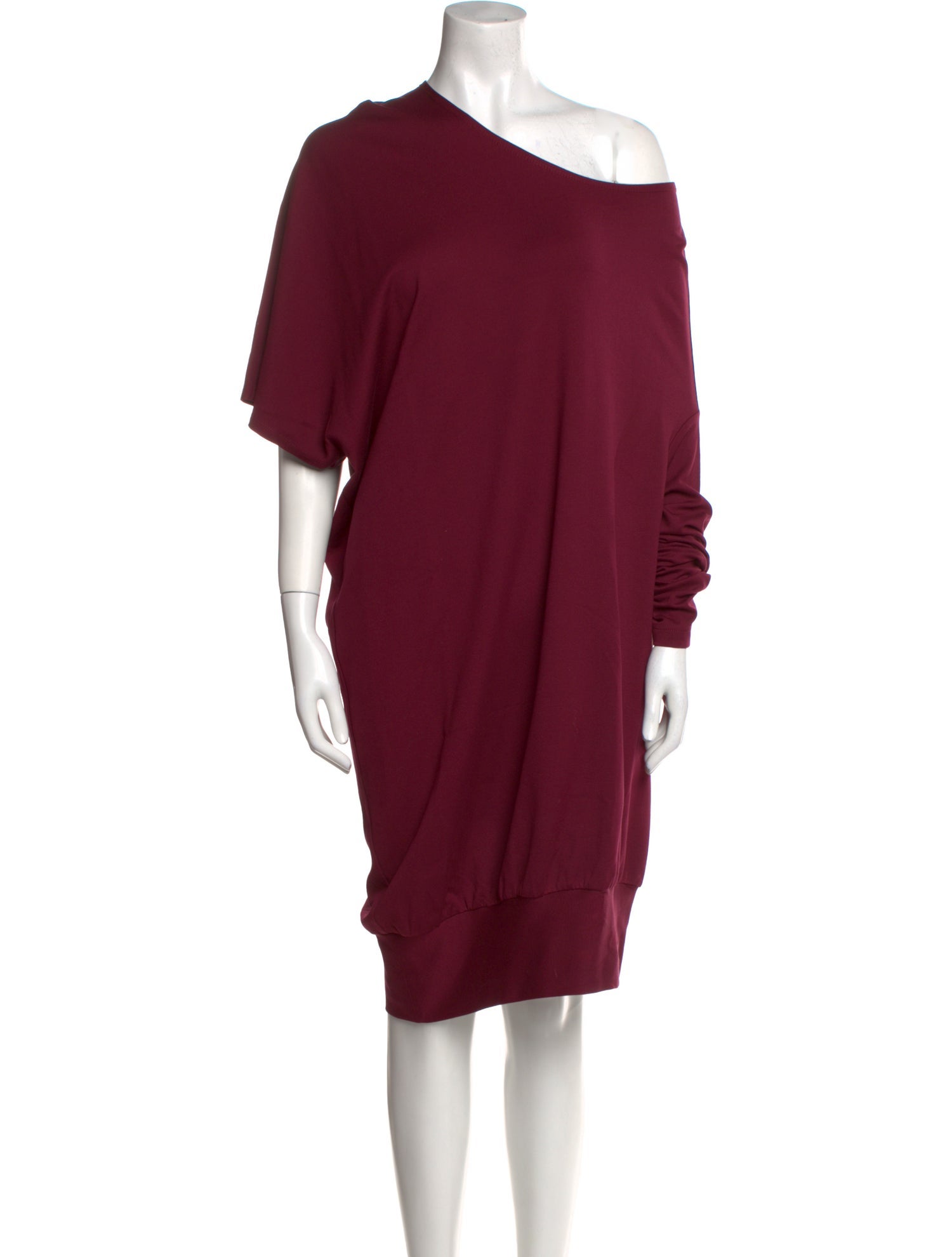 Y-3 One-Shoulder Knee-Length Dress