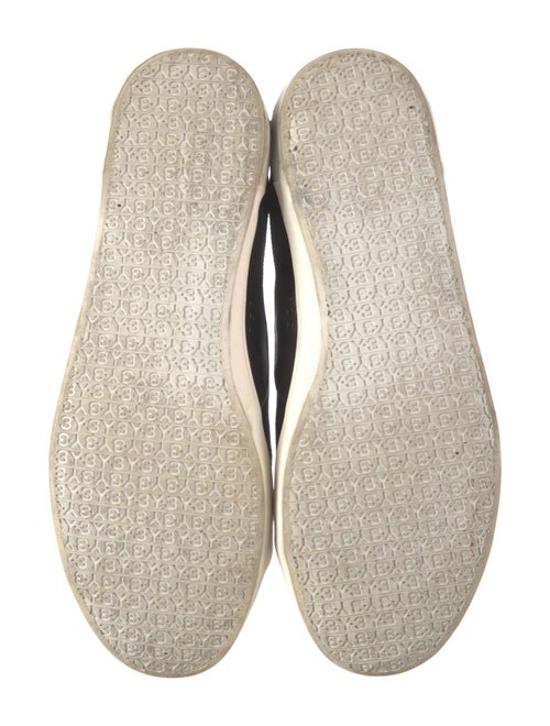 Yohji Yamamoto Leather Colorblock Pattern Sneakers