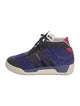 adidas x Yohji Yamamoto Suede Colorblock Pattern Wedge Sneakers