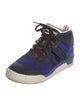 adidas x Yohji Yamamoto Suede Colorblock Pattern Wedge Sneakers