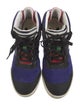 adidas x Yohji Yamamoto Suede Colorblock Pattern Wedge Sneakers