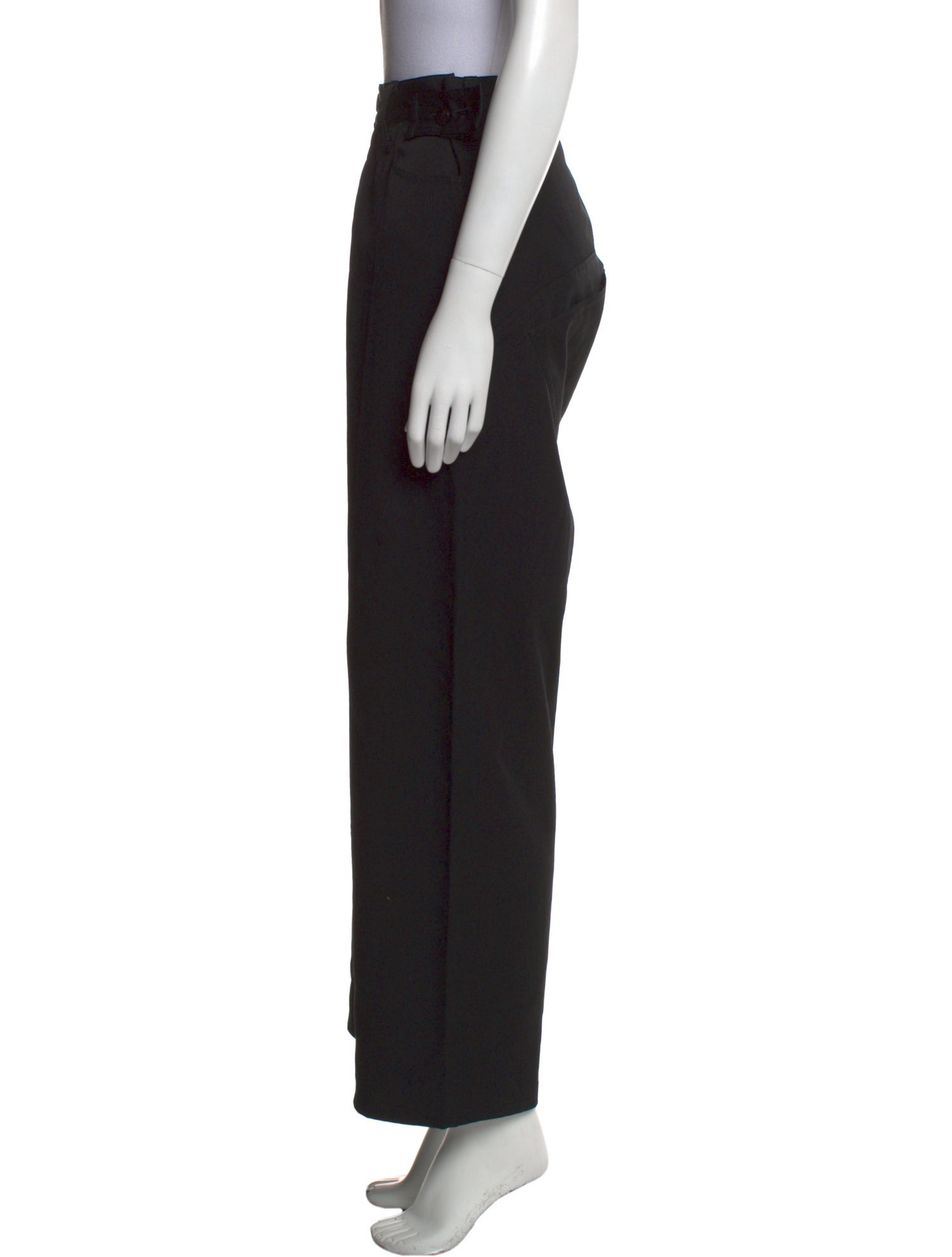 Yohji Yamamoto Wool Wide Leg Pants