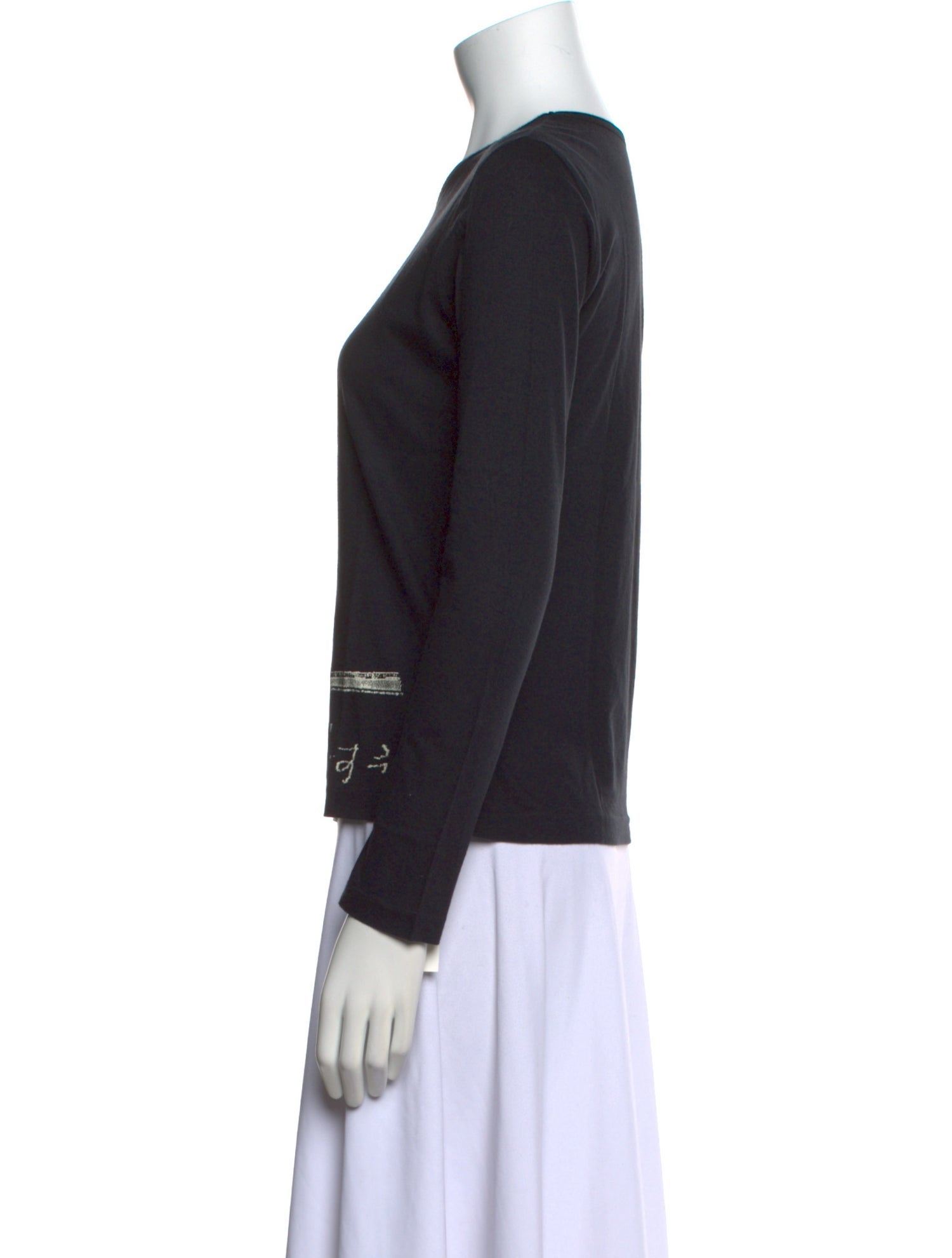 Yohji Yamamoto 2015 Scoop Neck Sweatshirt