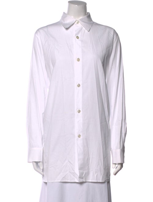 Yohji Yamamoto Noir Long Sleeve Button-Up Top