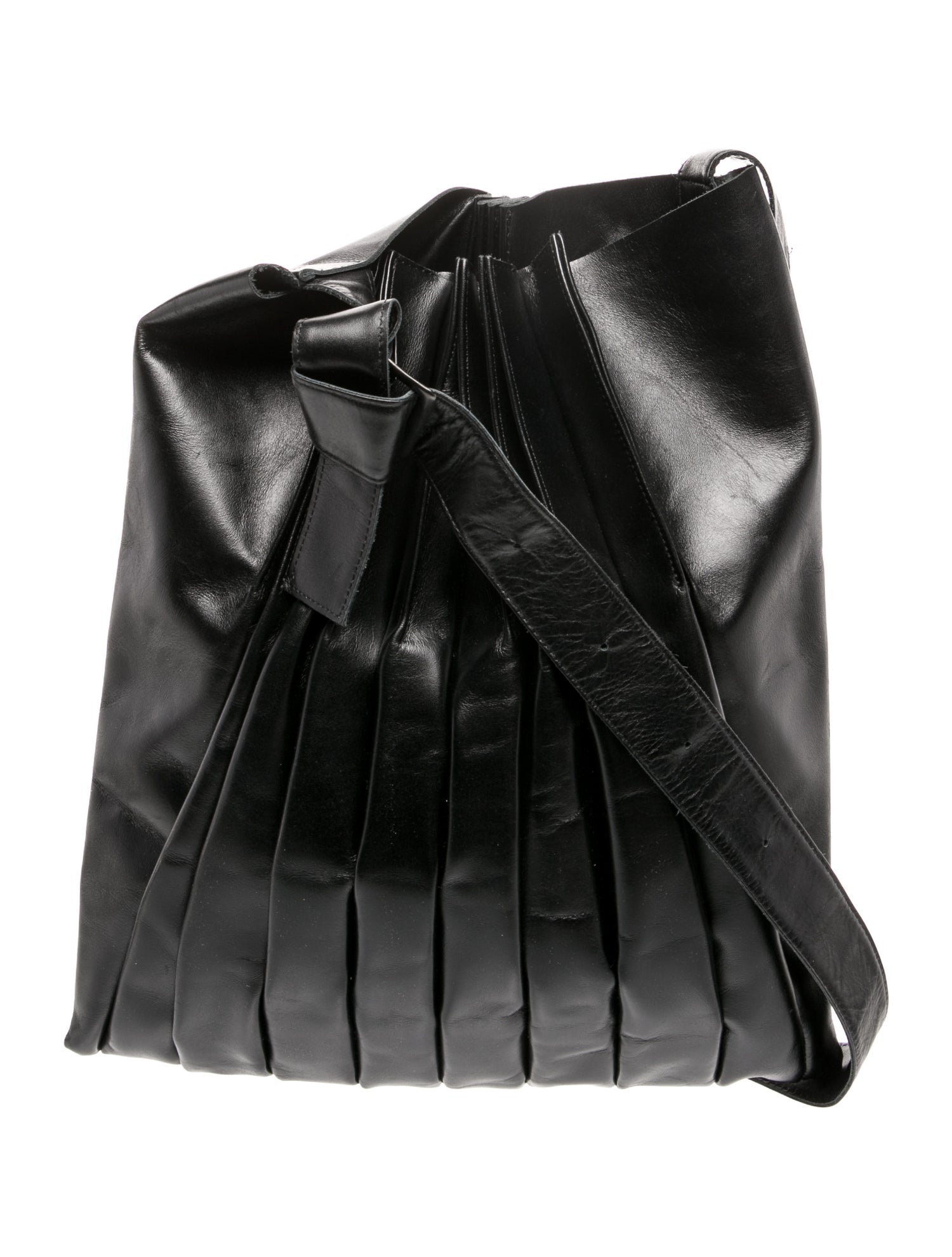 Yohji Yamamoto Leather Bucket Bag