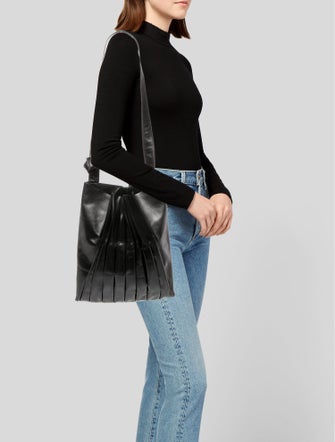 Yohji Yamamoto Leather Bucket Bag