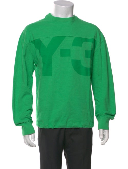 Y-3 Graphic Print Mock Neck Sweatshirt