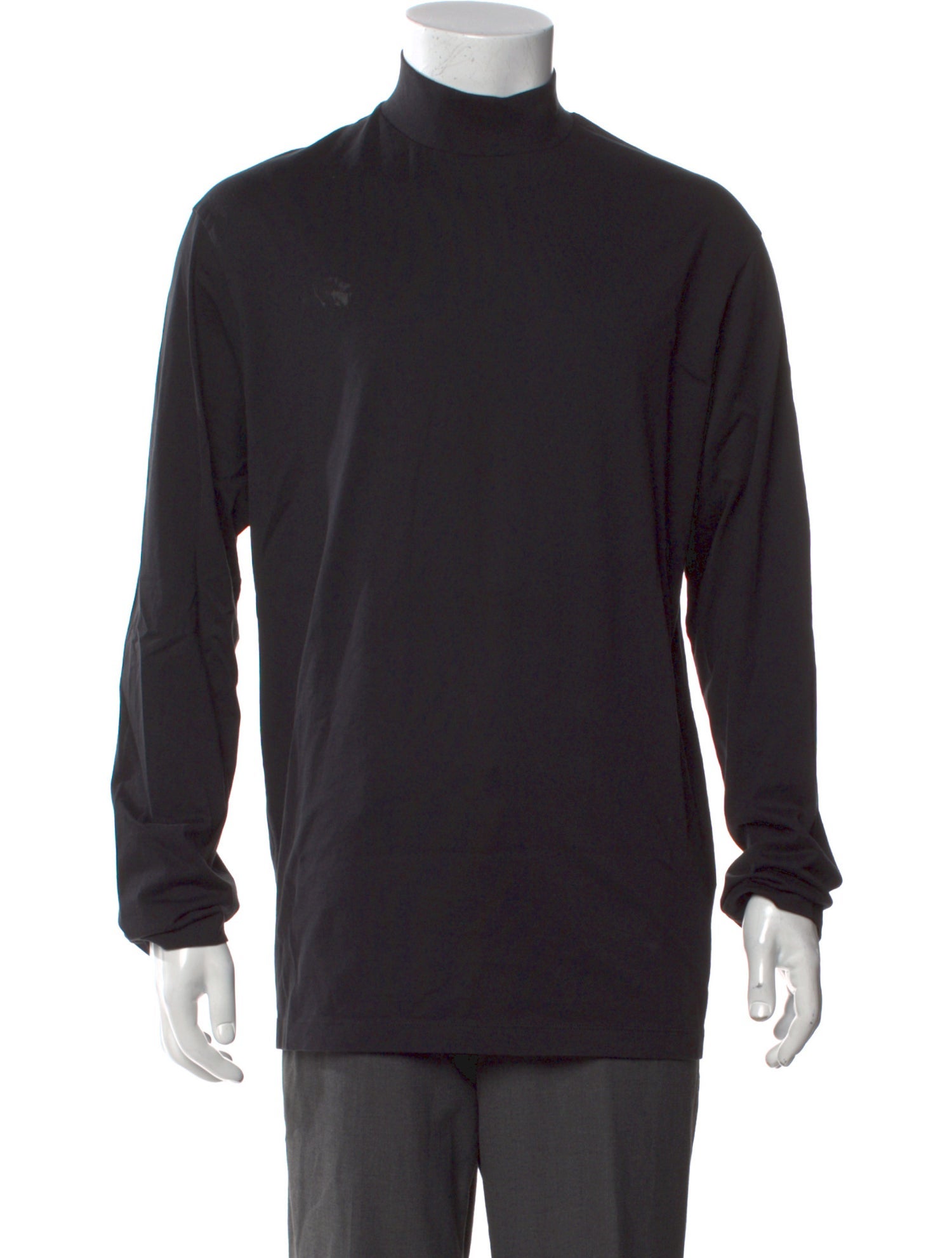 Y-3 Mock Neck Long Sleeve T-Shirt